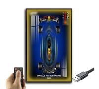 Generisch Lego Technic Oracle Red Bull Racing RB20 Support mural pour modèle 42206, gain de place, assemblage facile, décoration d'intérieur créative