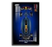 Generisch Lego Technic Oracle Red Bull Racing RB20 Tableau mural pour modèle 42206, gain de place, assemblage facile, décoration d'intérieur créative