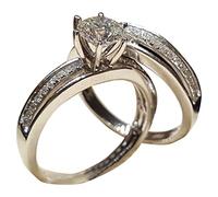 Generisch Les bagues livre audio lecture complète bague créative peuvent être empilées pour porter une bague femme abbaye, 6, Métal, Aucune pierre précieuse