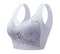 Generisch Les femmes se sont rassemblées avec un beau dos, gilet de poitrine enveloppé de dentelle sans anneau en acier, tasse fixe pour recueillir des seins auxiliaires, soutien-gorge sans couture