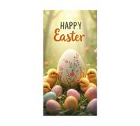 Generisch Les rideaux de porte imprimés œufs de Pâques 2026 sont comme le printemps qui souffle votre visage. Ils créent une atmosphère familiale chaleureuse et confortable pour remplir tout le monde