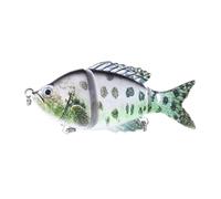 Generisch Leurre flottant, équipement de pêche Crankbait avec hameçon, appât flottant articulé, pour une utilisation en extérieur en eau douce et en eau salée, sur les lacs, les rivières, les étangs