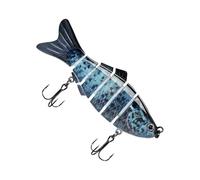 Generisch Leurres coulissants | 6 pièces design poisson avec crochet | Leurres durs pour pêcheur, truite, poisson-chat, eau douce, bateau, trolling, étang, lac