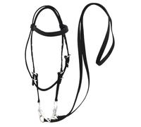 Generisch Licol de cheval avec boucle - Licol réglable en nylon, bride d'équitation rembourrée douce, corde de guidage épaisse | Ensemble de licol d'entraînement créatif durable pour écurie
