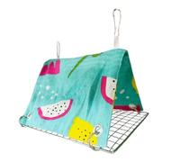 Generisch Lieu de couchage pour perroquet | Jouet d'occupation triangulaire respirant | Lieu de couchage pour calopsittes inséparables Canari Fink Conure Pigeon