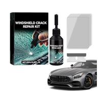 Generisch Liquide de réparation de pare-brise pour sauts - Réparation des rayures de pare-brise - Liquide de réparation des éclats de gravillons - Pour bricoleurs, débutants, professionnels dans