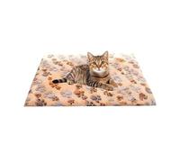 Generisch Lit chauffant pour chat - Avec motif de traces de rayures - Tapis thermique pour chiots - Pour chats, chiens, chatons et chiots - Pour l'intérieur, la maison, la chambre à coucher, le salon