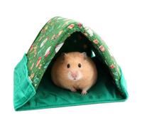 Generisch Lit chinchilla, nid de couchage triangulaire 2 en 1, maison pour hamster - pour furets, lapins et barbus - habitat enclos maison salon coin