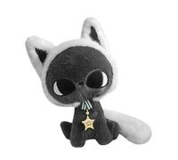 Generisch Lit de poupée - Doudou mignon - Lune - Étoiles - Chat - Doux - Pour enfants filles et garçons - Chambre d'enfant - Accessoire de maison de poupée (B, 35 cm)