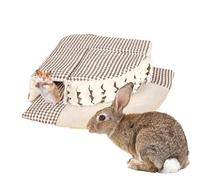 Generisch Lit hérisson | Nid de jeu avec pompon - Maison de hamster - pour lapins, dragons barbus, furets, habitat, maison, salon, coin
