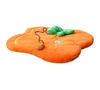 Generisch Lit plat pour chat - Orange - Convient également pour les petits chiens - Tapis lavable pour le calme - Pour appartement, cuisine, maison, repos , nuit, chambre à coucher, intérieur