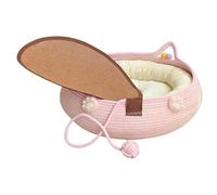 Generisch Lit pour chat avec coussin lavable et dessous antidérapant, nid de couchage et de jeu pour chats, chiens, appartement, dormir, jouer, se blottir, dormir et dormir paisiblement