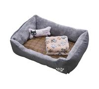 Generisch Lit pour Chien de Petite Taille | Lit de Luxe pour Chiot - Lit Luxueux pour Chiot avec Tapis rafraîchissant, Couverture et os de Jouet pour Dormir