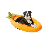 Generisch Lit pour chien pour chiots - Couleur aubergine - Nid chaud lavable pour l'intérieur et l'extérieur - Pour le jardin, la voiture, les voyages, l'appartement et le coin