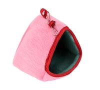 Generisch Lit pour hamster pour cage - Nest d'hiver avec crochet | Maison de couchage pour cage d'écureuil, gerbille, pour se reposer, balcon, appartement, salon
