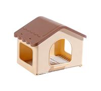 Generisch Lit pour oiseaux pour cage | Petite maison extensible avec 3 ouvertures latérales et rembourrage, nichoir pour oiseaux en cage | Pour dormir, s'asseoir, se reposer et comme décoration