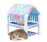 Generisch Lit pour petits animaux - Accessoire de sommeil à 2 étages - Maison de furet - Accessoire pour hamster - Pour lapin, gerbille, souris et furets, intérieur, maison, appartement, ferme