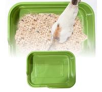 Generisch Litière pour chat extra large avec grande capacité d'absorption - Plateau semi-fermé pour une litière propre dans la maison (B, 50 x 36 cm)