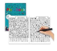 Generisch Livre de coloriage de dessin animé, activité de coloriage de dessin animé pour les adolescents pour se détendre - Jouet d'activités de couleur interactif amusant pour et filles pour les