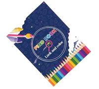 Generisch Livre de Recherche et de Peinture, Livre de coloriage de Dessin animé | Livre d'activités de Couleur de de Dessin animé - Épaisseur créative et Fille Jouet de Couleur Look et