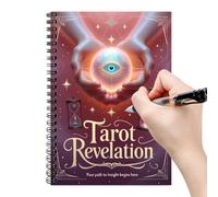 Generisch Livre de tarot - Organiseur de journal A5 - 50 pages - Guide du tarot - Convient pour le bureau, les femmes, les hommes, les débutants, Halloween, la méditation et l'apprentissage
