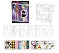 Generisch Livres d'autocollants pour Filles | Livre de coloriage et d'activités Amovibles | Motricité Fine pour Tout-Petits préscolaire Salle de Classe éducatif Voyage Anniversaire Voiture