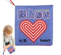 Generisch Livres en tissu doux pour bébés, livres crépitants pour bébés - Livre en tissu doux coloré pour bébé, livres en tissu doux pour éveiller la curiosité, 9 mois, améliorer les capacités