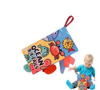 Generisch Livres en Tissu pour bébés, Livre crépitant avec Motif Animal - Activité éducative - Jouet de Voyage pour de 0 à 3 Ans - Poussette Voiture - Lit d'enfant