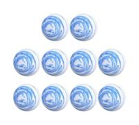 Generisch Lot de 10 balles de golf pour l'intérieur - En mousse légère - Aide à l'échauffement pour débutants, juniors, personnes âgées et amateurs - Pour une utilisation dans le jardin, à l'extérieur