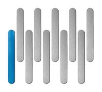 Generisch Lot de 10 Bandes métalliques pour aimants, en Acier Auto-adhésive, Support magnétique pour adsorption de réfrigérateur, Support de téléphone, Atelier, Atelier, Garage, Salle de Classe