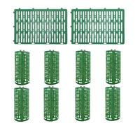 Generisch Lot de 10 Protections d'écorce d'arbre, Tube de Protection des, Respirant, réglable, Protection des pour Plantation de Lampe, Entretien paysager