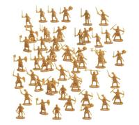 Generisch Lot de 100 figurines de soldats en étain, modèles miniatures pour jeux de rôle, décoration de gâteau