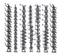Generisch Lot de 100 figurines de soldats pour figurines de soldats | Miniatures antiques - Kit de jeu pour projets éducatifs