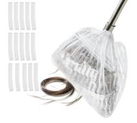Generisch Lot de 100 housses jetables anti-poussière, bloquent les poils d'animaux et la poussière, extensibles, compatibles avec les balais et les balais standard