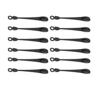 Generisch Lot de 12 crochets de suspension pour couronnes - 12 pièces et réutilisables, porte-jarretelles pour la cheminée - cheminée, extérieur, balustrade, décoration de vacances, appartement