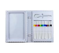 Generisch Lot de 12 marqueurs flottants effaçables pour, pour dessiner, écrire, fournitures scolaires pratiques, débutants, filles, activités artistiques