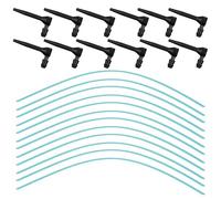 Generisch Lot de 12 pommes de pin en érable avec extracteur de tuyau réutilisable - Pour l'extraction de jus - Pour débutants et confirmés - Jardin, cour, école, maison