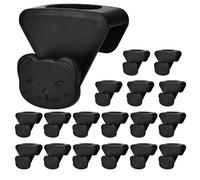 Generisch Lot de 18 crochets de fixation pour cintres, accessoires d'organisation de ceintures, crochets d'extension de cintres, pour locataires, propriétaires de maison, dortoir, magasin, vêtements