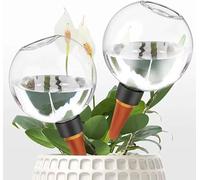 Generisch Lot de 2 boules d'irrigation automatique pour plantes en pot - Système d'irrigation automatique pour plantes intérieures et extérieures - Insert d'auto-arrosage pour pots de fleurs - 500 ml