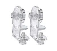 Generisch Lot de 2 clips d'aquarium en acrylique - Support de couvercle pour le couvercle supérieur de l'aquarium - Support de capot pour aquarium sans bord