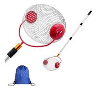 Generisch Lot de 2 collecteurs de fruits - Extensible jusqu'à 105 cm - Collecteur de noix avec grand panier de récolte - Cueille-boule - Collecteur de fruits - Pour pommes, poires, châtaignes, fruits