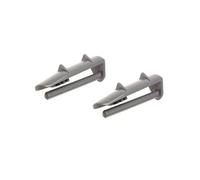 Generisch Lot de 2 embouts en plastique pour lave-vaisselle Whirlpool Beko