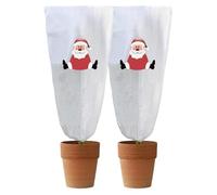 Generisch Lot de 2 Housses de Protection Contre Le Gel pour Sapin de Noël - en Non-tissé - Protection épaisse des - pour clôtures, Jardins, paysages, fermes, Sylviculture, Cours, serres