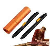 Generisch Lot de 2 marqueurs à craie invisibles, marqueurs pour tissu solubles avec recharges, marqueurs amovibles et sûrs pour couture, rembourrage, textiles de maison et vêtements