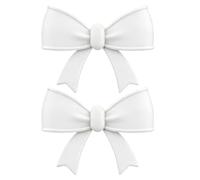 Generisch Lot de 2 nœuds à cheveux pour casque | 2 pièces de décoration pour casque à fixer - fixations pour casque, pour vous, femmes, gamer, streamer, petite amie adolescente