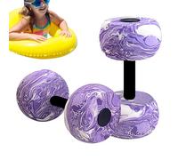 Generisch Lot de 2 poids d'aérobic aquatique, en mousse légère, pour l'entraînement de piscine, pour hommes et femmes, pour la natation, le jogging, le sport et l'extérieur