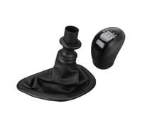 Generisch Lot de 2 pommeaux de levier de vitesse - Comprend 1 pommeau de levier de vitesse et 1 étui de protection - Levier de vitesse de voiture à 6 vitesses - Plastique et cuir synthétique