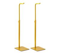 Generisch Lot de 2 porte-bannières de table réglables en hauteur - Support de rangement pour sac à main - Pour présentoir, stand d'exposition, restaurant, café, école, bureau, appartement, magasin
