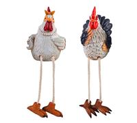 Generisch Lot de 2 robinets d'extérieur - Décoration en résine - Taches d'animaux - Œuvre d'art pour ferme, jardin, pelouse, chemins, cuisine, coulissante, pelouse