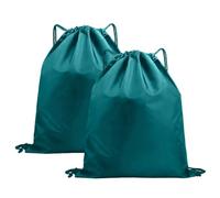 Generisch Lot de 2 Sacs à Cordon de Serrage étanches, Sac à Fermeture éclair Anti-poussière pour vêtements de Bain, Camping, Voyage, vêtements de Sport Quotidiens